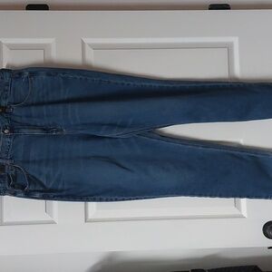American Eagle Outfitters Women's Blue Straight Leg Jeans